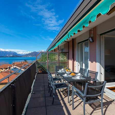 Appartamento Il Golfo Lake View - Happy Rentals Laveno Luaran gambar